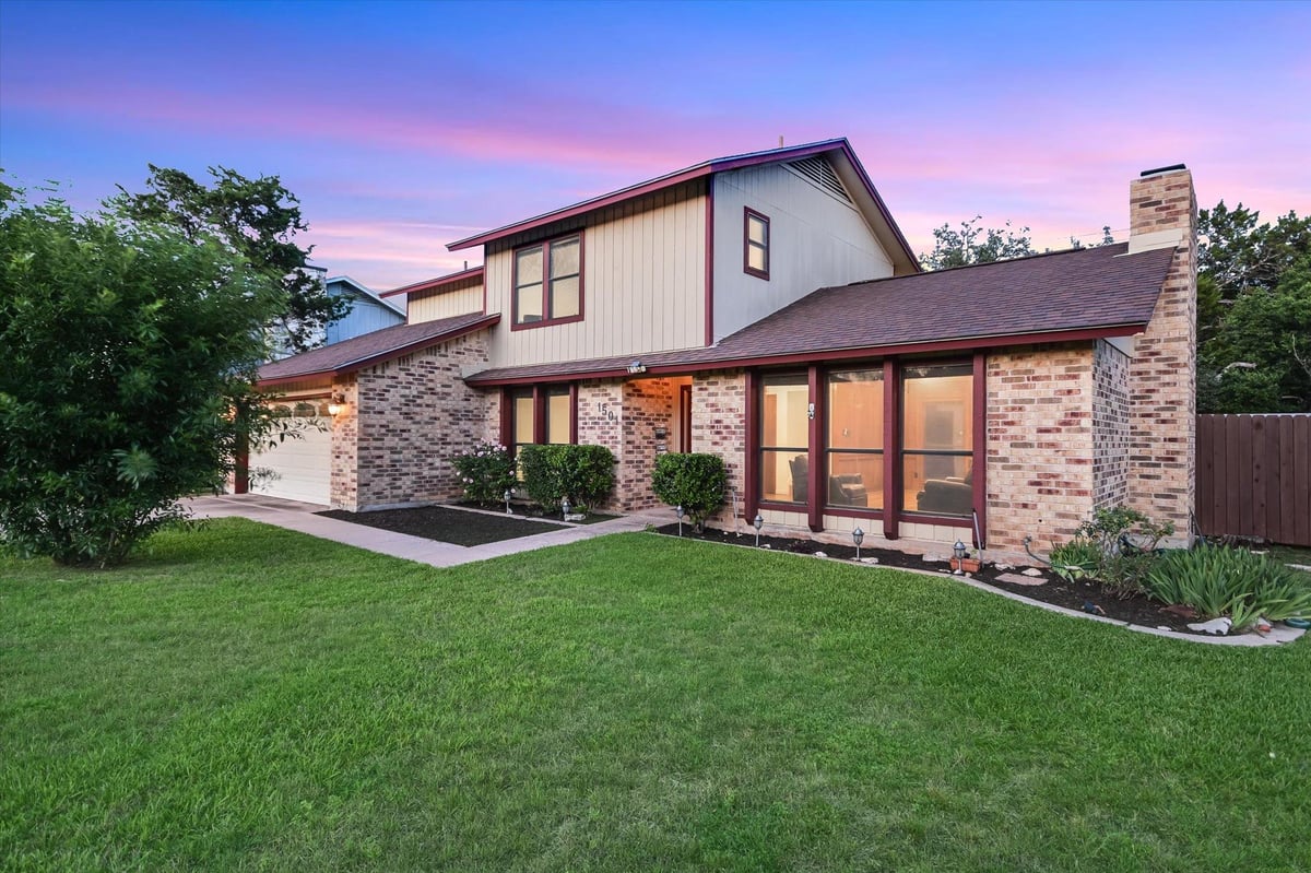 View 1501 Wilson Heights DR in Lost Creek 1501 Wilson Heights DR - front exterior - Luxury home in Lost Creek, Austin, TX