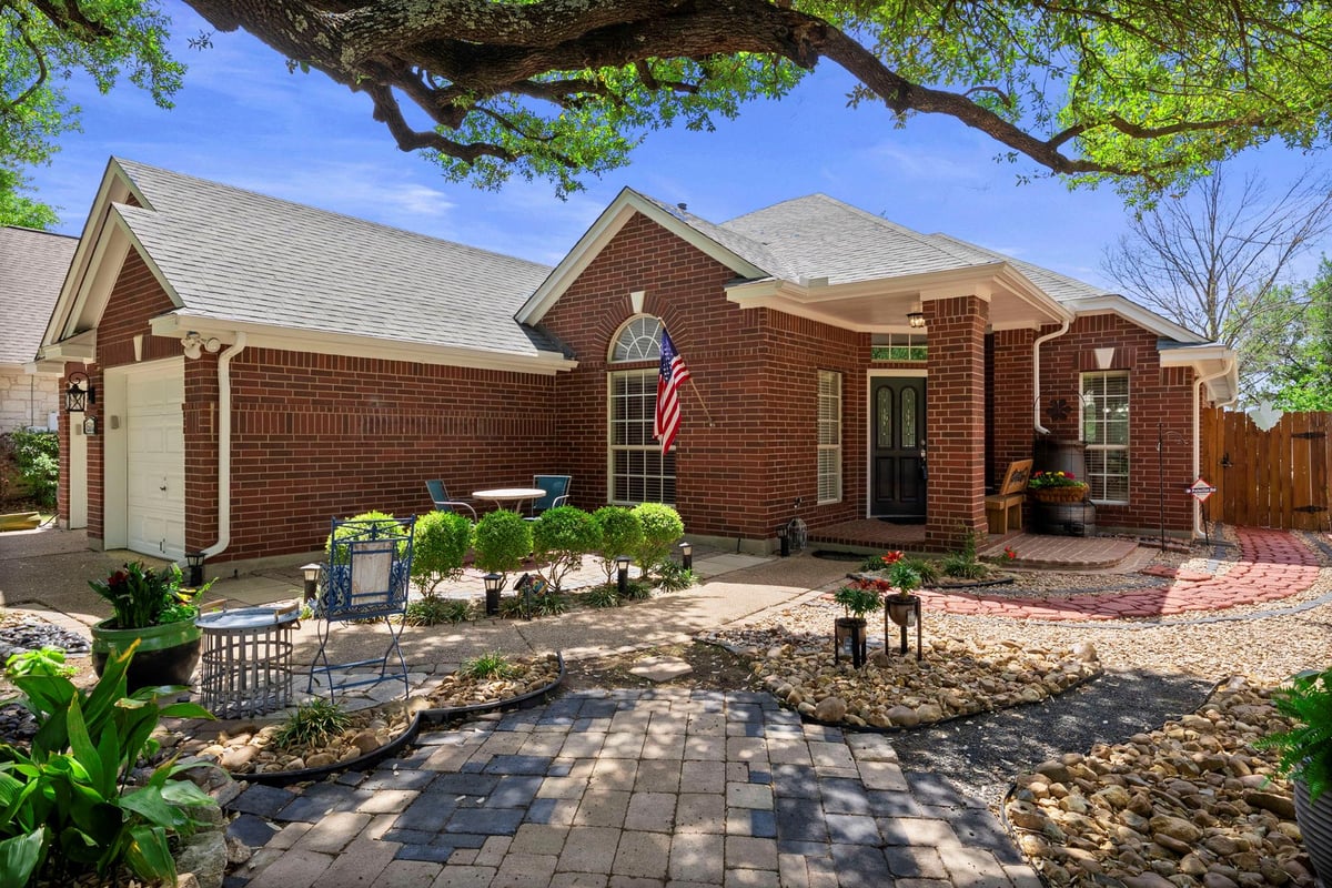 View 15012 Galena Dr in Davis Spring Sec 03-C 15012 Galena Dr - front exterior - Luxury home in Davis Spring Sec 03-C, Austin, TX