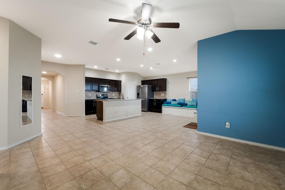 Living area at 1502 Shims Blvd - 4 bed 2 bath home