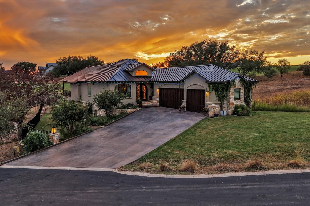 1504 Desert Sun - front exterior - Luxury home in Horseshoe Bay West, Horseshoe Bay, TX