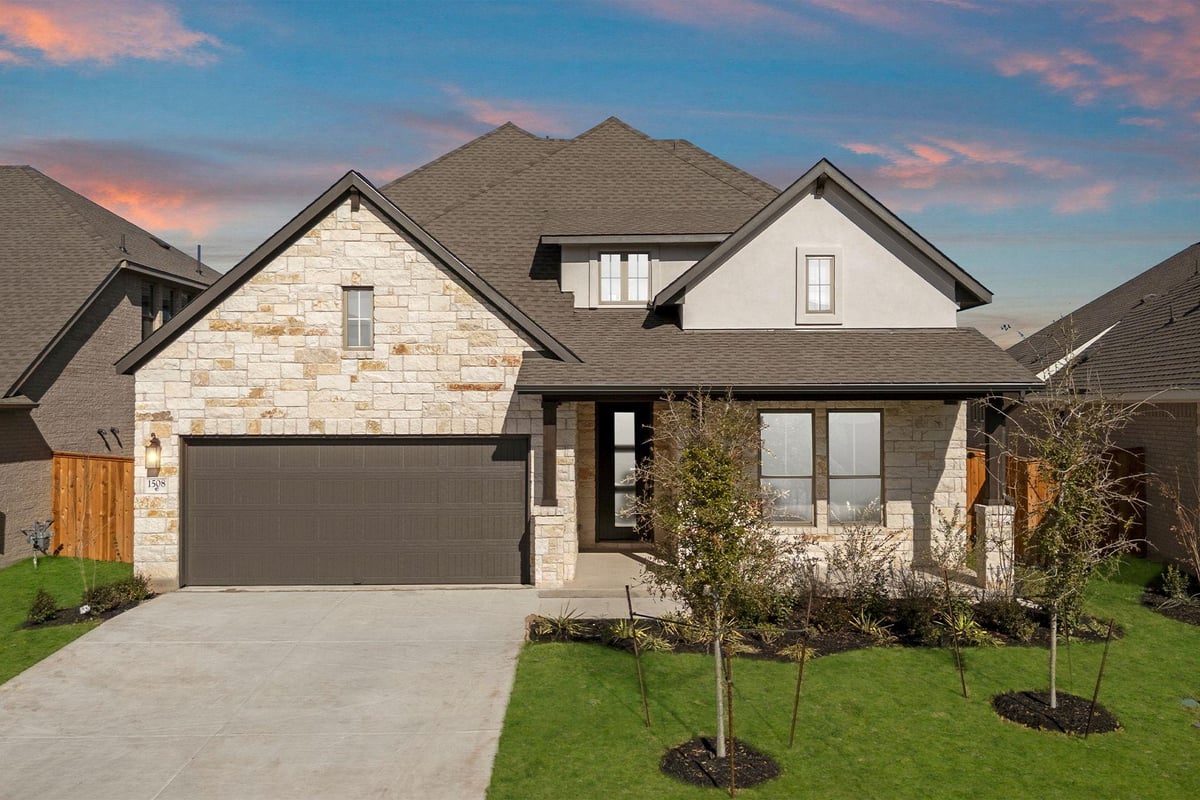 1508 Corduroy Ln - front exterior - Luxury home in Parmer Ranch, Georgetown, TX