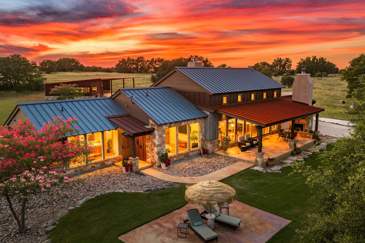 View 1509 County Road 326 in none 1509 County Road 326 - front exterior - Luxury home in none, Bertram, TX