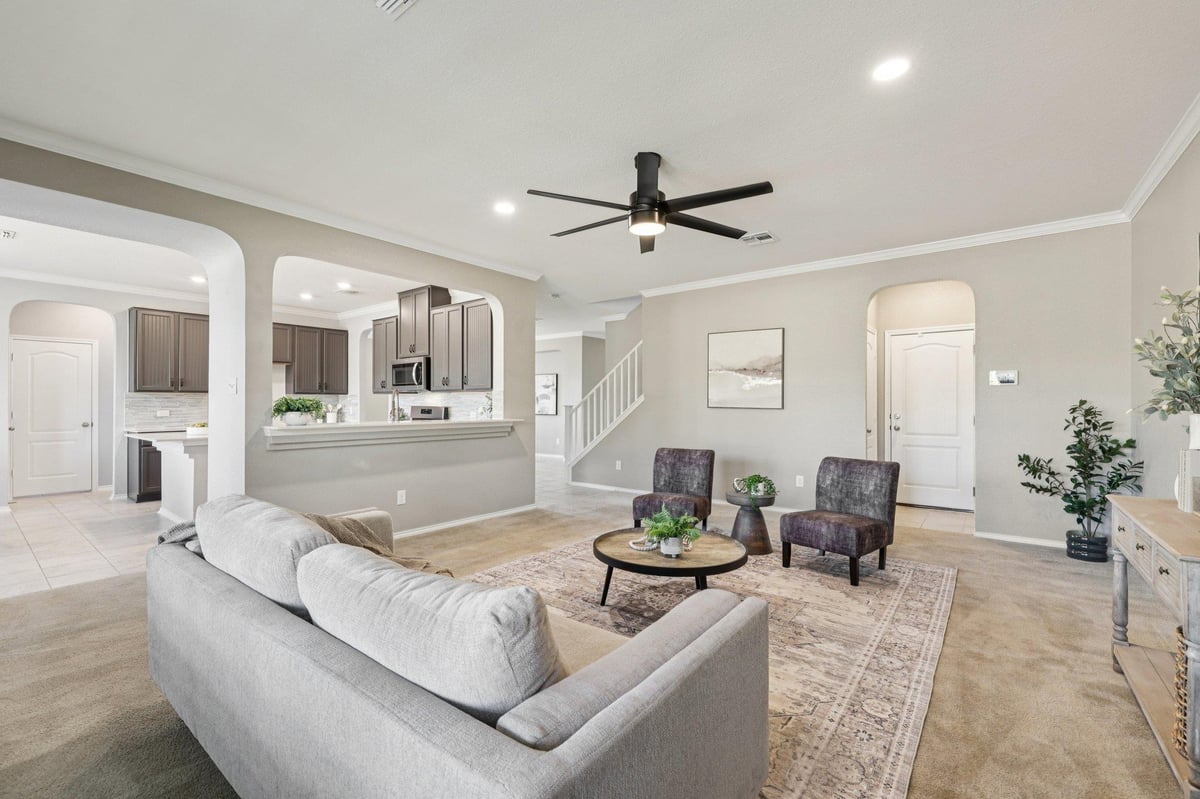 Primary bedroom at 1509 Stinnett Ln - 4 bed 2 bath home