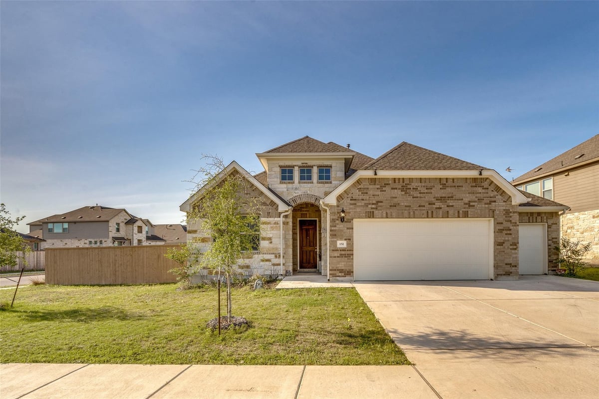 View 151 Periwinkle Ln in The Colony 151 Periwinkle Ln - front exterior - Luxury home in The Colony, Bastrop, TX