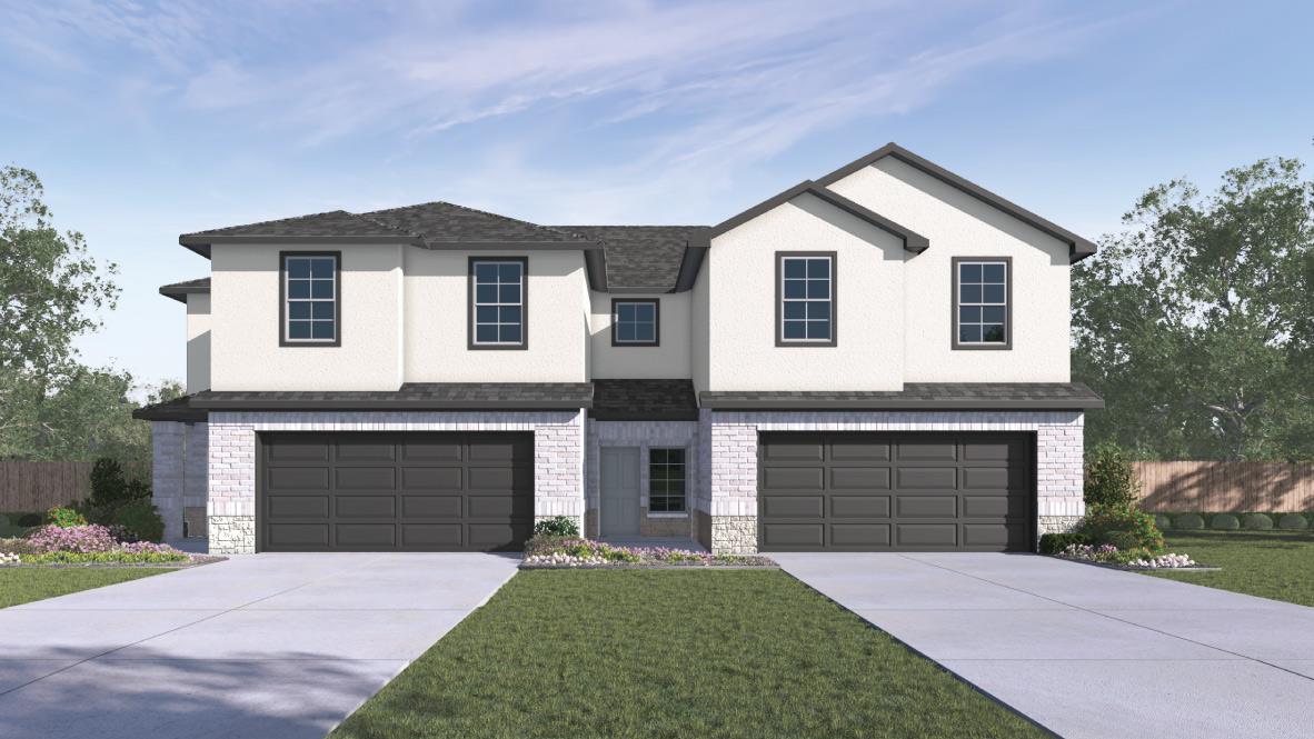15104-A Afleet Alex ST Unit #A - front exterior - Luxury home in PALOMINO, Manor, TX