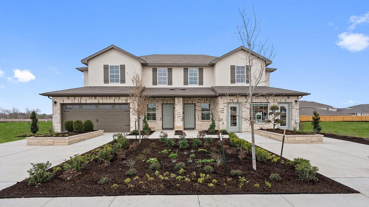 View 15108-B Afleet Alex St in PALOMINO 15108-B Afleet Alex St - front exterior - Luxury home in PALOMINO, Manor, TX