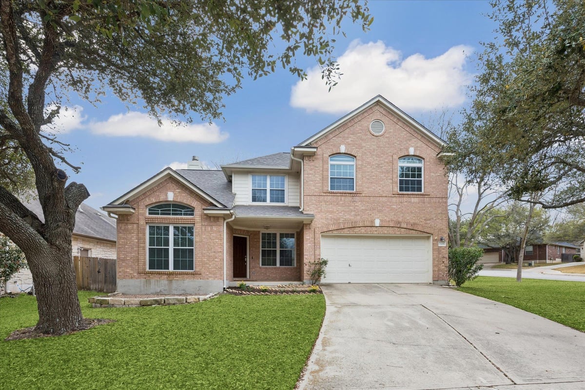 View 15108 Mallard Green LN in Lake At Wells Branch Sec 01 15108 Mallard Green LN - front exterior - Luxury home in Lake At Wells Branch Sec 01, Austin, TX