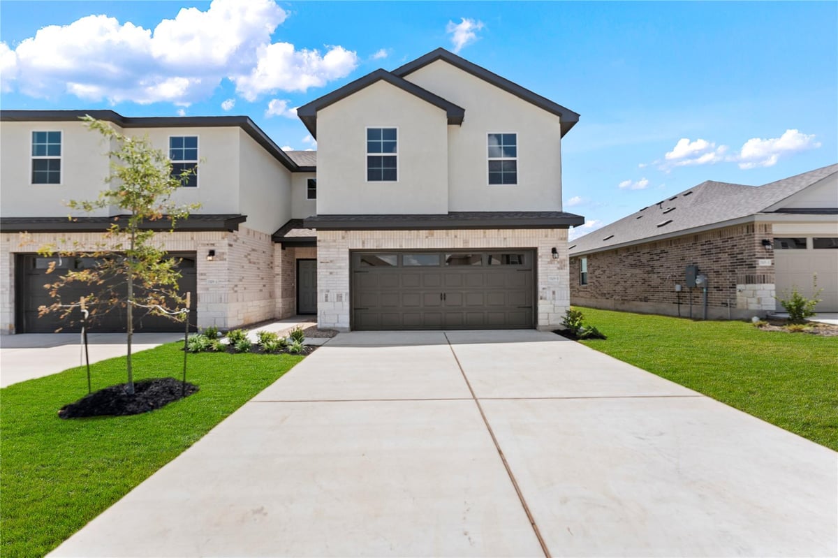 View 15109-B Afleet Alex ST in PALOMINO 15109-B Afleet Alex ST - front exterior - Luxury home in PALOMINO, Manor, TX