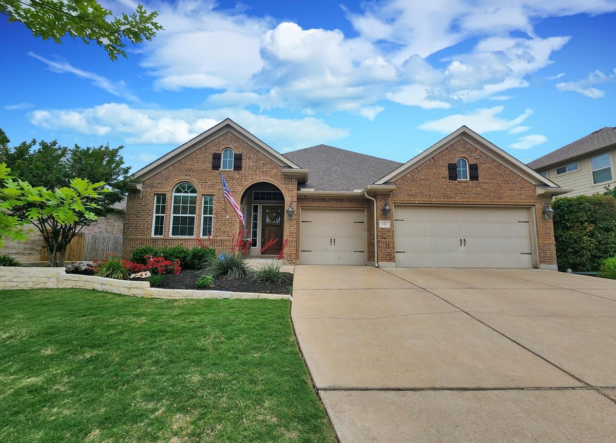View 152 Florenz Ln in Rancho Sienna Sec 01 152 Florenz Ln - front exterior - Luxury home in Rancho Sienna Sec 01, Georgetown, TX