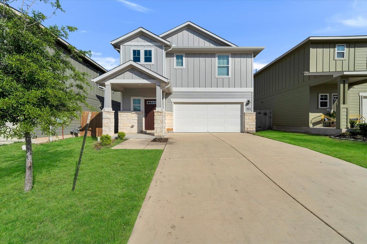 View 152 Mason Hill Ln in Morning Star 152 Mason Hill Ln - front exterior - Luxury home in Morning Star, Georgetown, TX