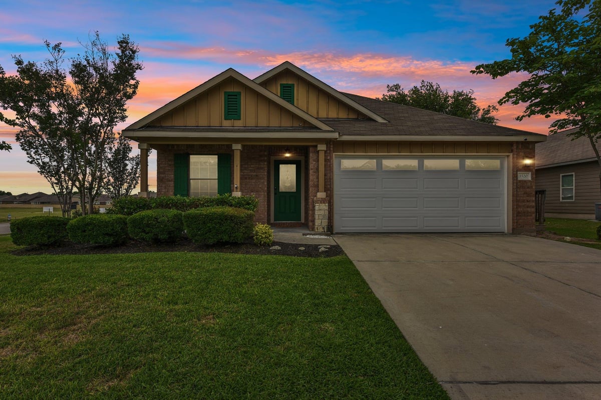 View 1520 Kothman Dr in Enclave At Brushy Creek Sec 01 1520 Kothman Dr - front exterior - Luxury home in Enclave At Brushy Creek Sec 01, Hutto, TX