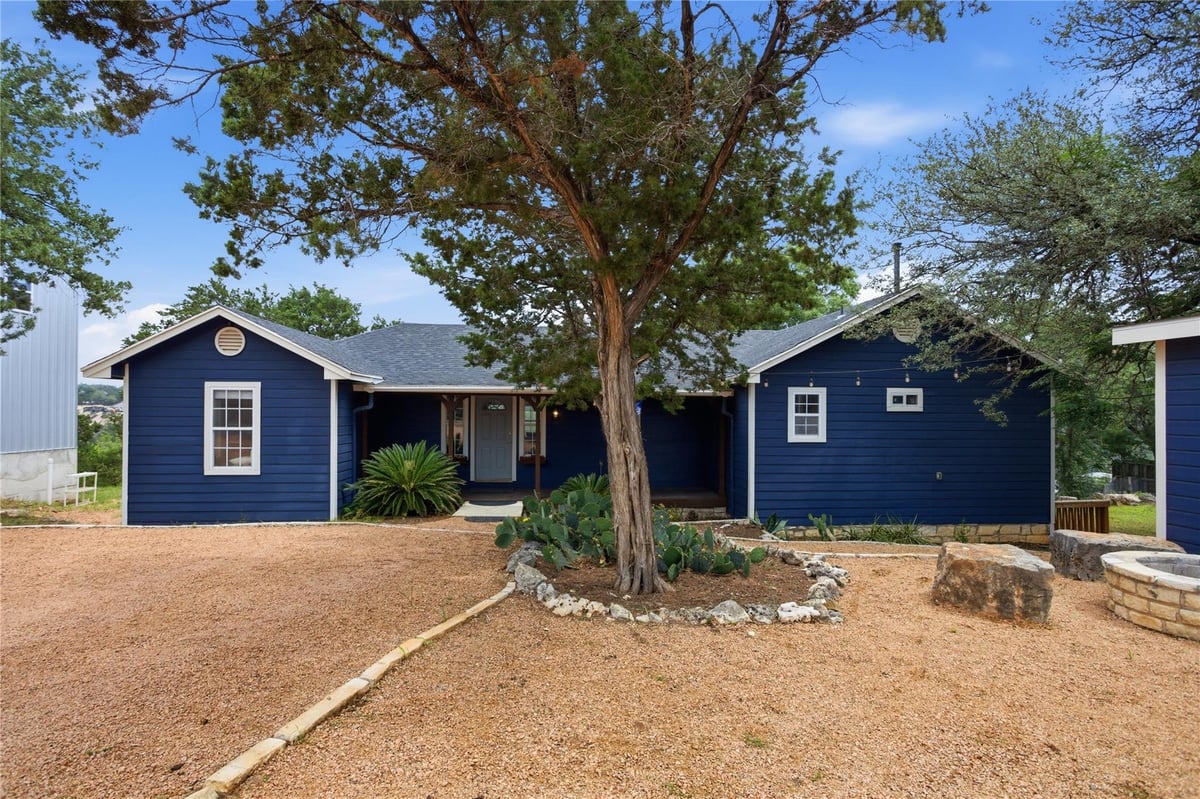 15200 Storm Dr - front exterior - Luxury home in Cardinal Hills Estates Unit 14, Austin, TX