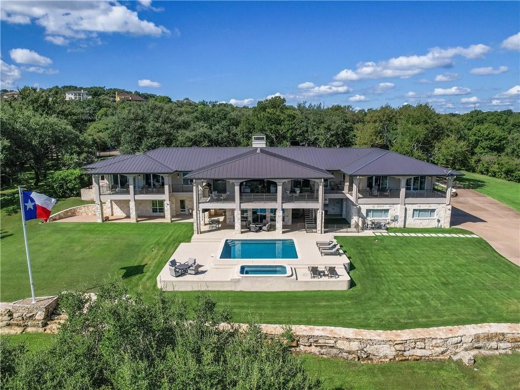 View 15208 Rainbow One St in Travis Landing 15208 Rainbow One St - front exterior - Luxury home in Travis Landing, Austin, TX