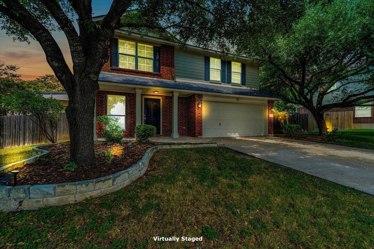 View 15213 Donna Jane LOOP in Sarahs Creek South 15213 Donna Jane LOOP - front exterior - Luxury home in Sarahs Creek South, Pflugerville, TX