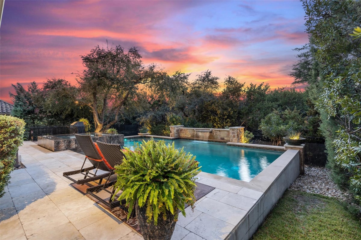 View 15213 Swiss Alps CT in Falconhead West Ph 1 Sec 2 & 15213 Swiss Alps CT - front exterior - Luxury home in Falconhead West Ph 1 Sec 2 &, Austin, TX