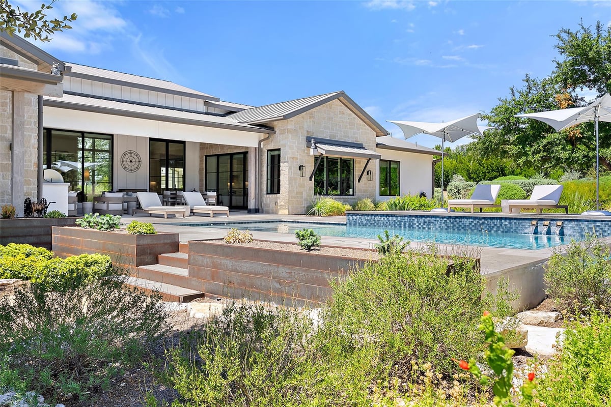 View 15236 Grumbles LN in Signal Hill Sub 15236 Grumbles LN - front exterior - Luxury home in Signal Hill Sub, Austin, TX