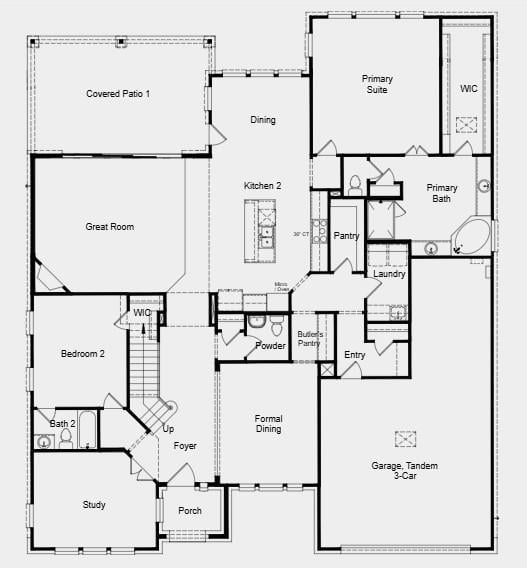 Living area at 1524 Novara Trl - 5 bed 4 bath home