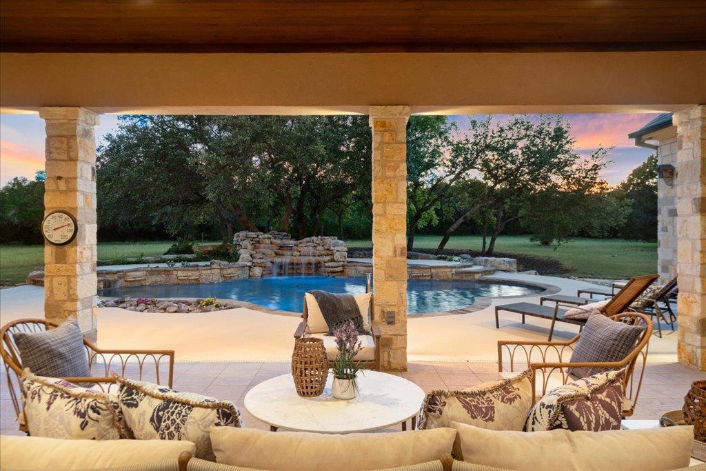 View 1525 Springlake DR in Springlake 1525 Springlake DR - front exterior - Luxury home in Springlake, Dripping Springs, TX