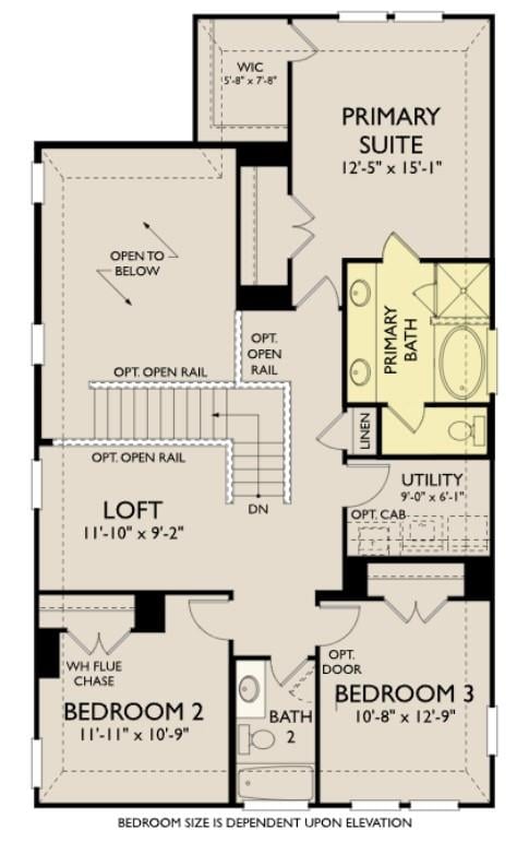 Primary bedroom at 153 Clover Bnd - 4 bed 3 bath home