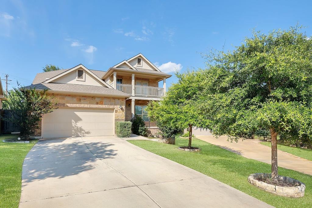 153 Crescent Heights DR - front exterior - Luxury home in Crescent Bluff, Georgetown, TX