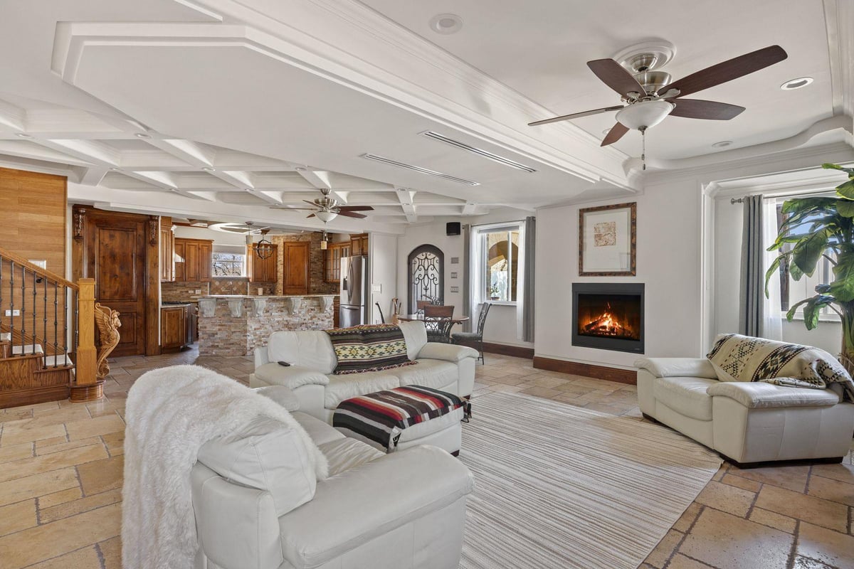Living area at 15303 Faubion Trl - 6 bed 6 bath home