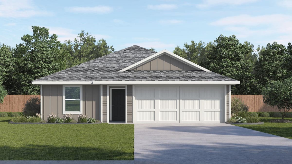 154 Balmorehea St - front exterior - Luxury home in TALAVERA, Kyle, TX