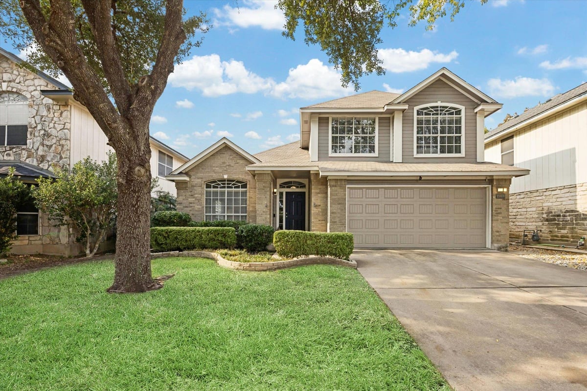 View 15400 Ozone PL in Willow Run Sec 01 15400 Ozone PL - front exterior - Luxury home in Willow Run Sec 01, Austin, TX