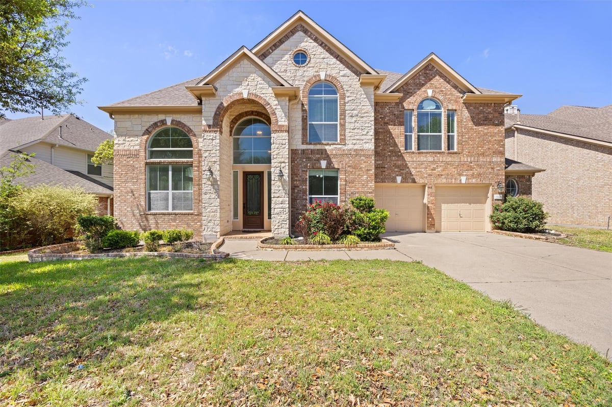 View 15408 Prestancia Dr in Avery Ranch 15408 Prestancia Dr - front exterior - Luxury home in Avery Ranch, Austin, TX