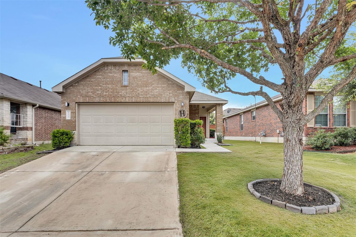 View 155 Dandy DR in Sunfield Ph One Sec Two 155 Dandy DR - front exterior - Luxury home in Sunfield Ph One Sec Two, Buda, TX
