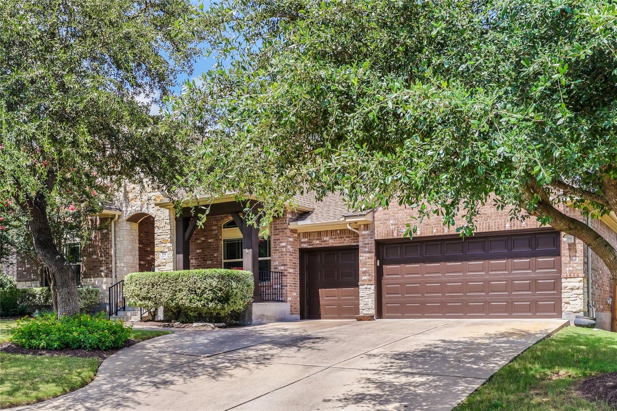 View 155 Sand Hills LN in Belterra 155 Sand Hills LN - front exterior - Luxury home in Belterra, Austin, TX