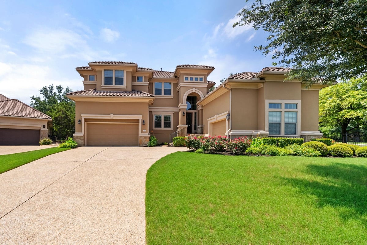 View 15508 Boulder Heights in FALCONHEAD WEST PHS 1 SEC 1 15508 Boulder Heights - front exterior - Luxury home in FALCONHEAD WEST PHS 1 SEC 1, Austin, TX