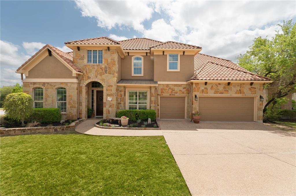View 15509 Boulder Hts in Falconhead West Ph 01 Sec 01 15509 Boulder Hts - front exterior - Luxury home in Falconhead West Ph 01 Sec 01, Austin, TX