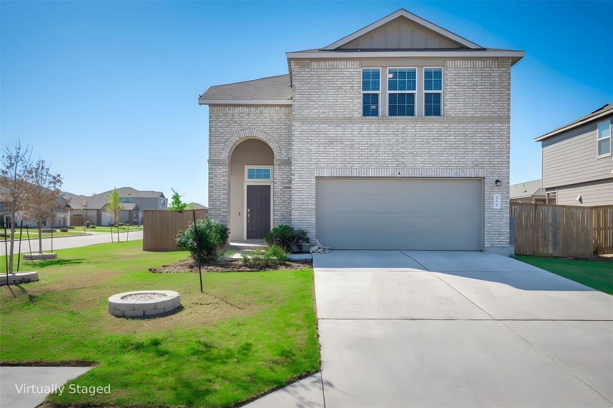 View 156 Greatest Gift Way in Bailey Park Ph 4 156 Greatest Gift Way - front exterior - Luxury home in Bailey Park Ph 4, Jarrell, TX