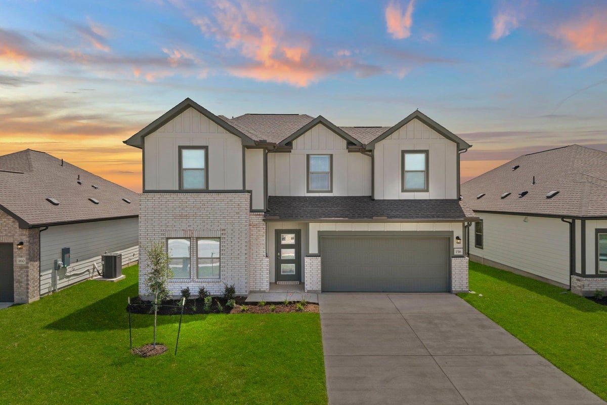 View 156 Wind Hill in Eastern Wells 156 Wind Hill - front exterior - Luxury home in Eastern Wells, Jarrell, TX
