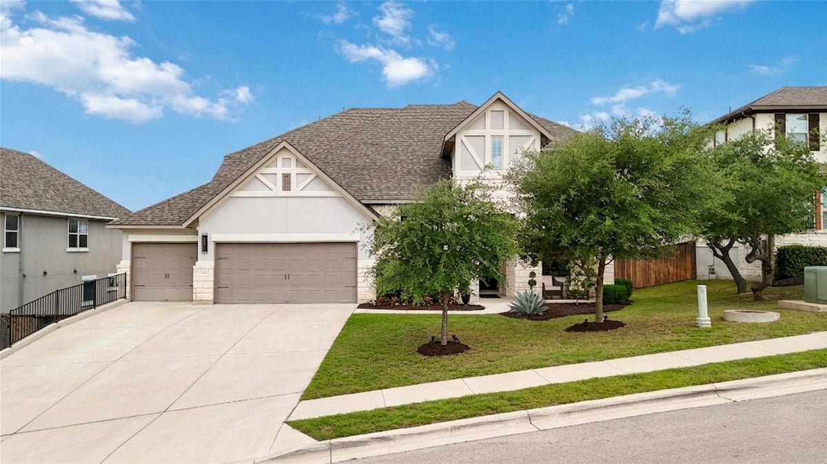 View 15612 Cabrillo WAY in Bella Colinas Sec 2 15612 Cabrillo WAY - front exterior - Luxury home in Bella Colinas Sec 2, Austin, TX