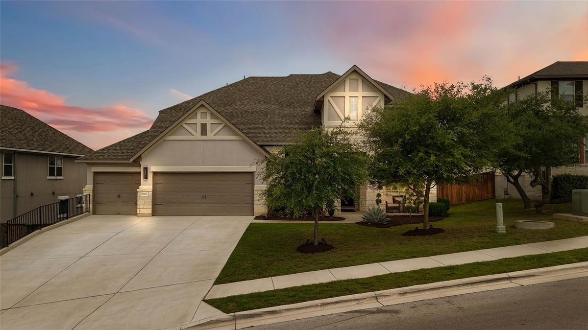 View 15612 Cabrillo Way in Bella Colinas Sec 2 15612 Cabrillo Way - front exterior - Luxury home in Bella Colinas Sec 2, Austin, TX