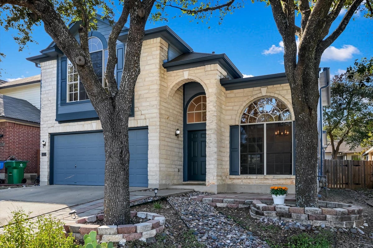 View 15620 Opal Fire Dr in Willow Run Sec 10-B 15620 Opal Fire Dr - front exterior - Luxury home in Willow Run Sec 10-B, Austin, TX