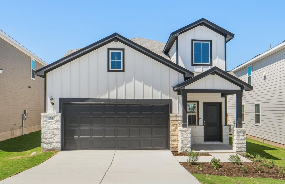 View 157 Green Berets Bnd in Sonterra 157 Green Berets Bnd - front exterior - Luxury home in Sonterra, Jarrell, TX