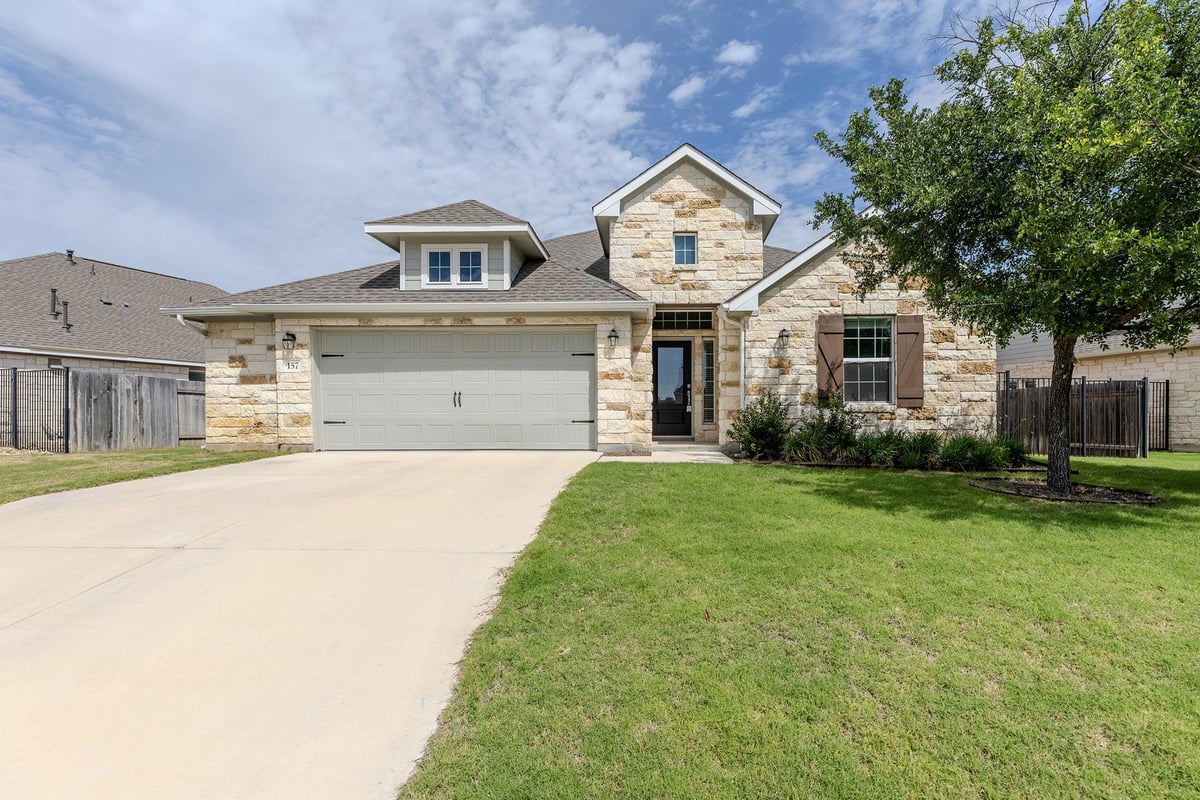 View 157 Venti CV in Rancho Sienna Sec 18A 157 Venti CV - front exterior - Luxury home in Rancho Sienna Sec 18A, Georgetown, TX