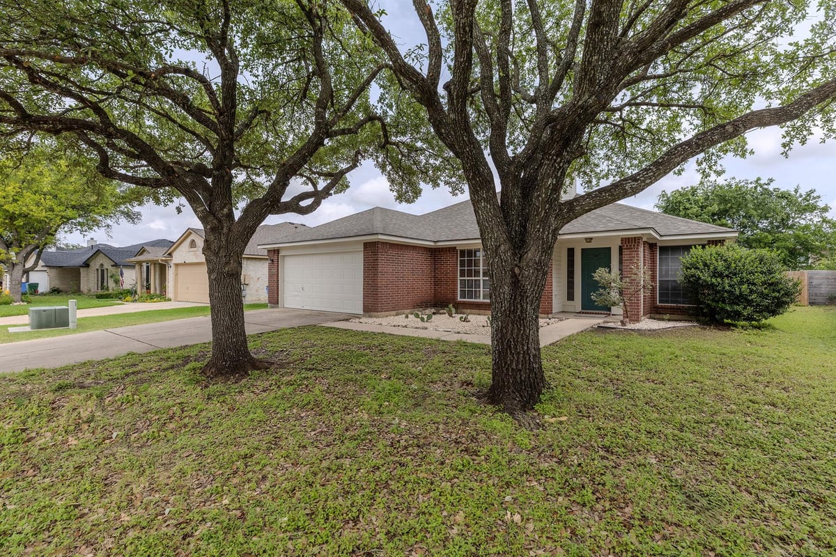 View 15725 Cadoz Dr in Willow Run Sec 07 15725 Cadoz Dr - front exterior - Luxury home in Willow Run Sec 07, Austin, TX