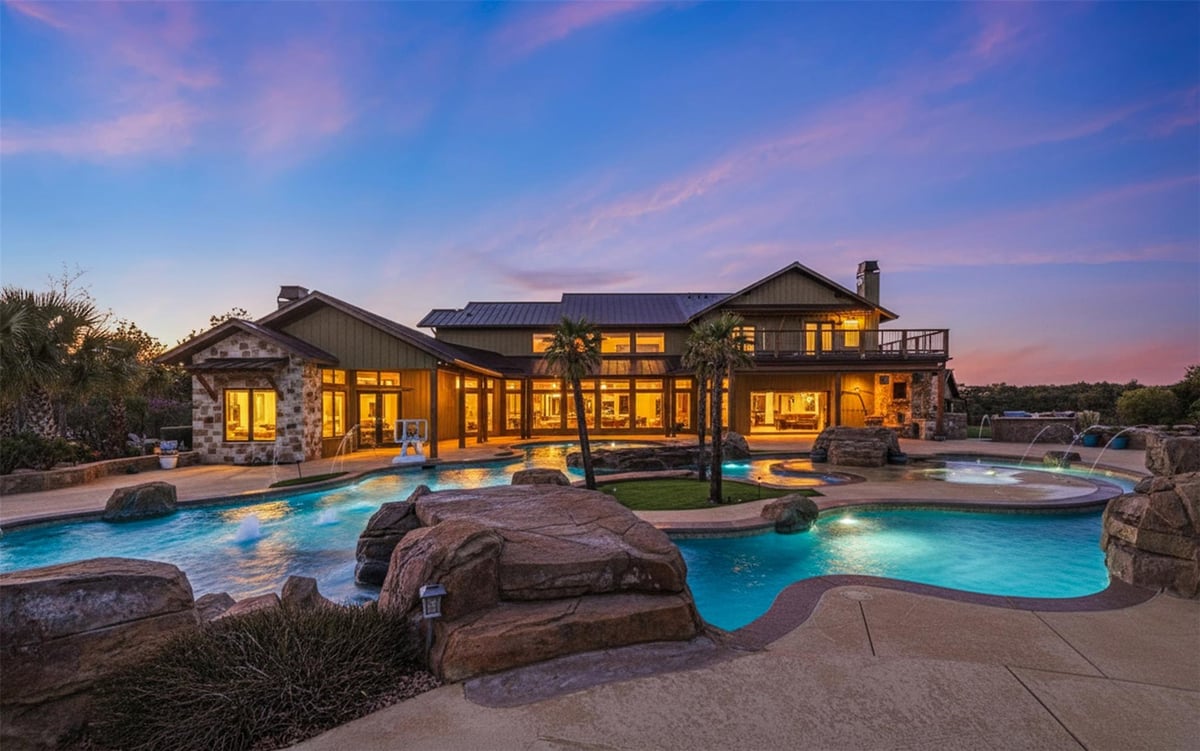 View 1580 Fm 3237 in NONE 1580 Fm 3237 - pool area with 1580 Fm 3237 in Wimberley - Luxury home in NONE, Wimberley, TX