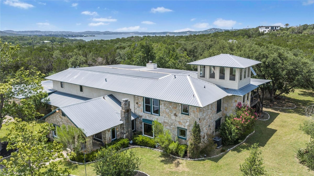 View 15805 Buddy Ave in Lake Travis 03 15805 Buddy Ave - front exterior - Luxury home in Lake Travis 03, Volente, TX