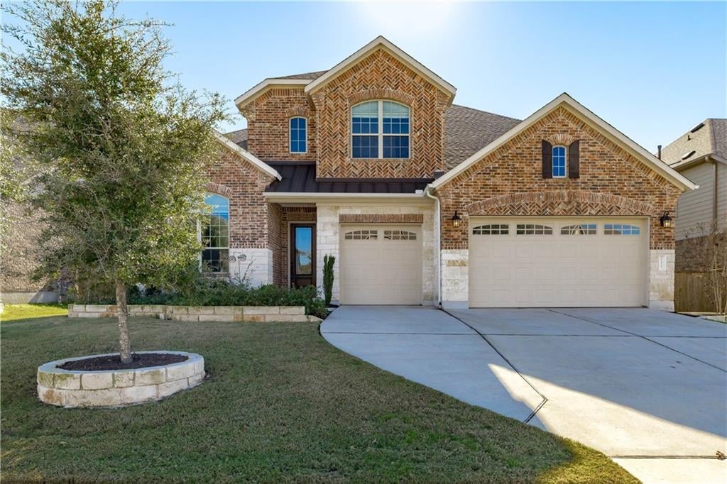 View 15815 Axehandle Trl in Heritage Oaks At Pearson 15815 Axehandle Trl - front exterior - Luxury home in Heritage Oaks At Pearson, Austin, TX
