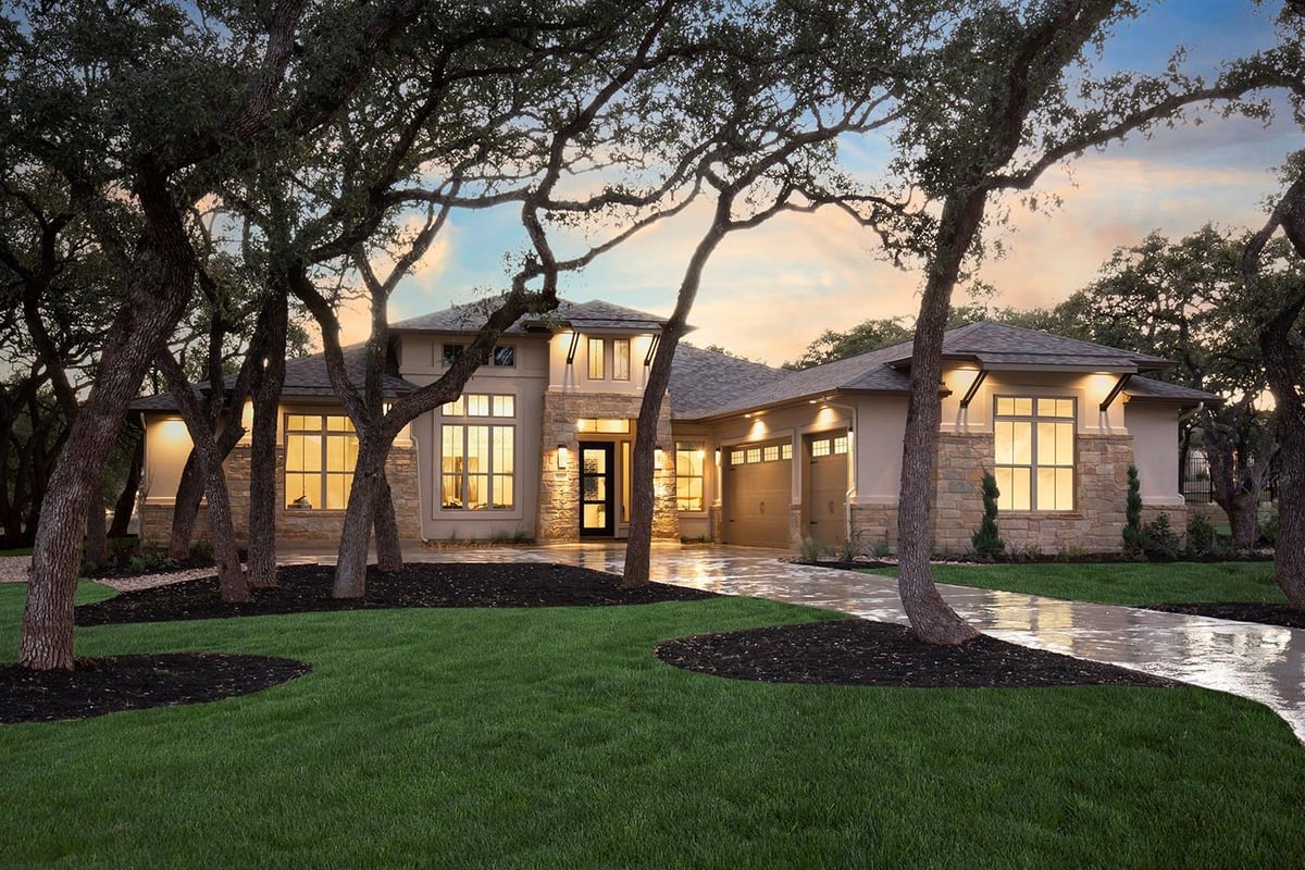 View 159 Reata WAY in Bunker Ranch Ph 1 159 Reata WAY - front exterior - Luxury home in Bunker Ranch Ph 1, Dripping Springs, TX