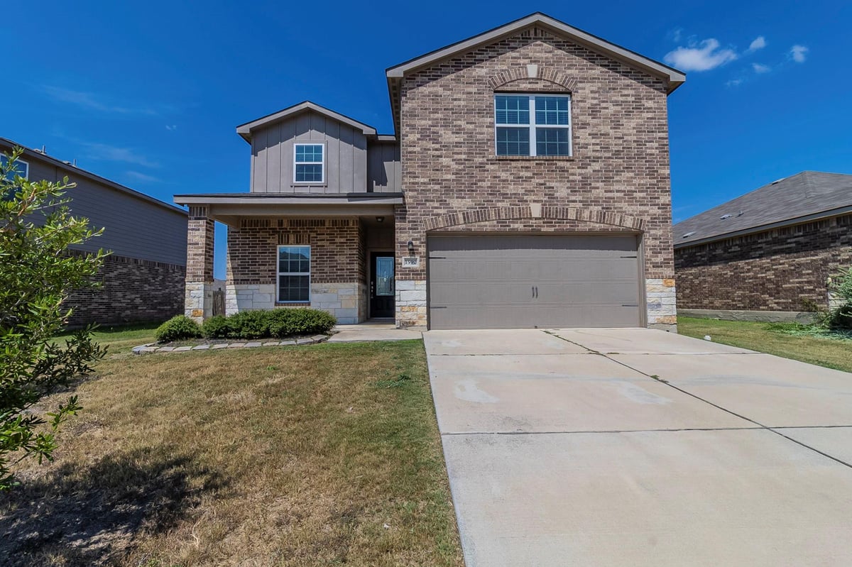 View 1590 Twin Estates Dr in Bunton Creek Ph 6C 1590 Twin Estates Dr - property photo 1 - Luxury home in Bunton Creek Ph 6C, Kyle, TX