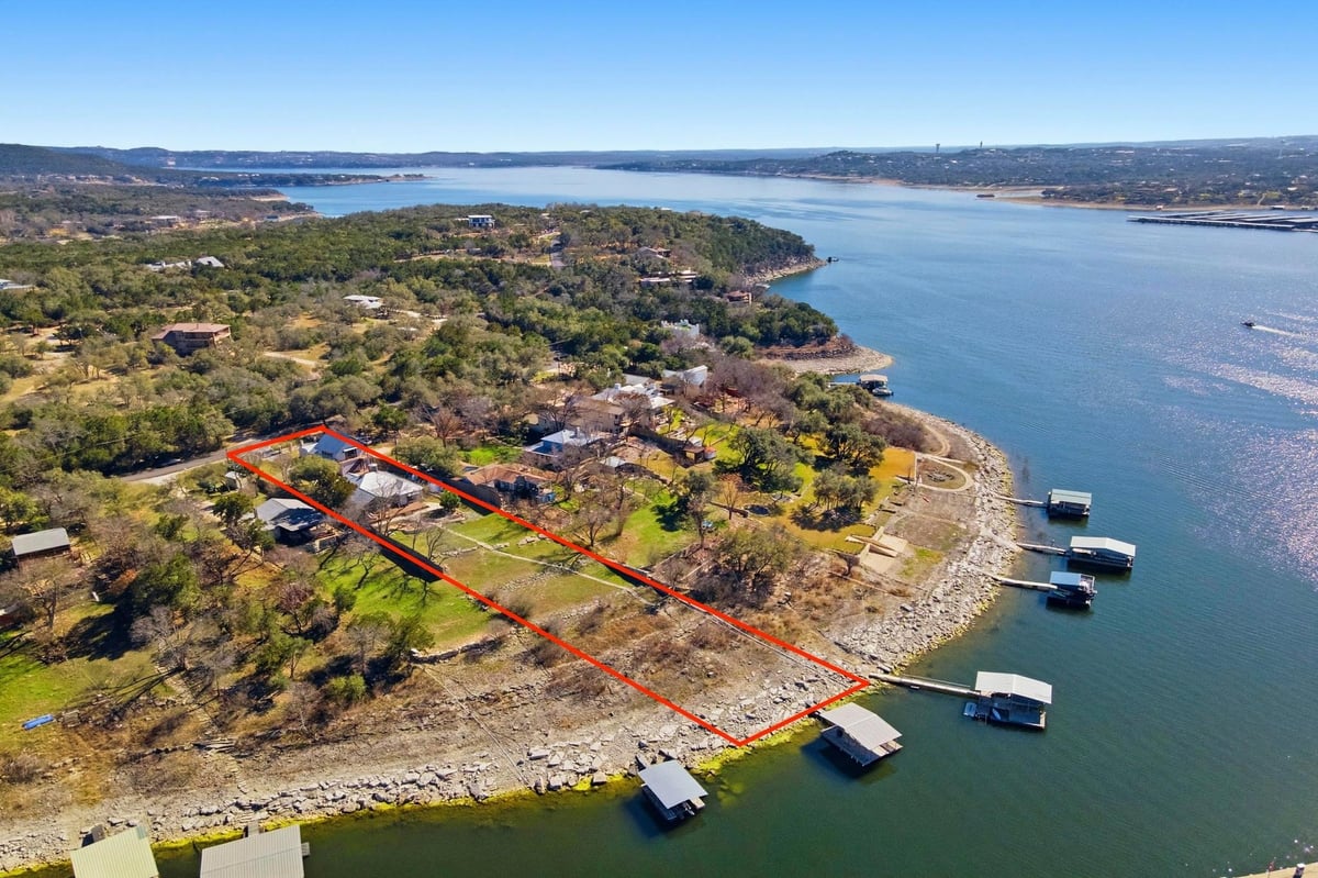 View 15943 Booth Cir in Lake Travis 01 15943 Booth Cir - front exterior - Luxury home in Lake Travis 01, Volente, TX