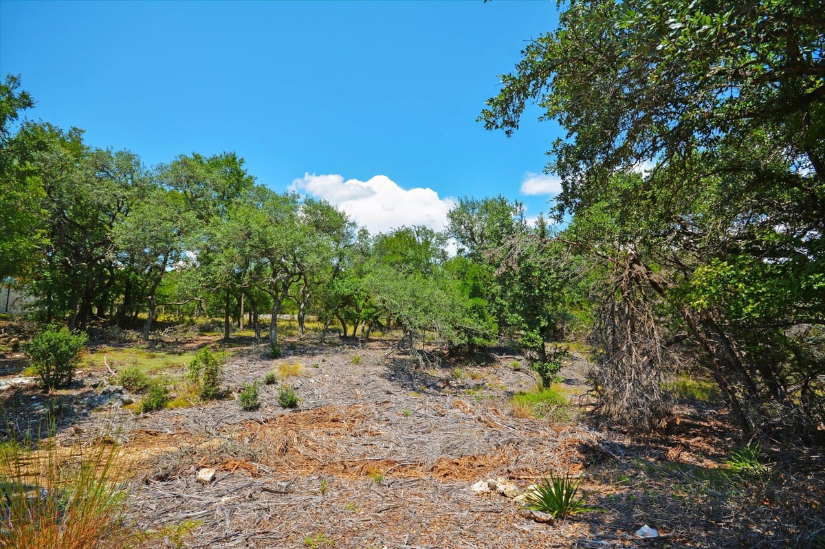 View 16 W EL CAMINO REAL Dr in EAGLE ROCK HEIGHTS 16 W EL CAMINO REAL Dr - front exterior - Luxury lot in EAGLE ROCK HEIGHTS, Wimberley, TX