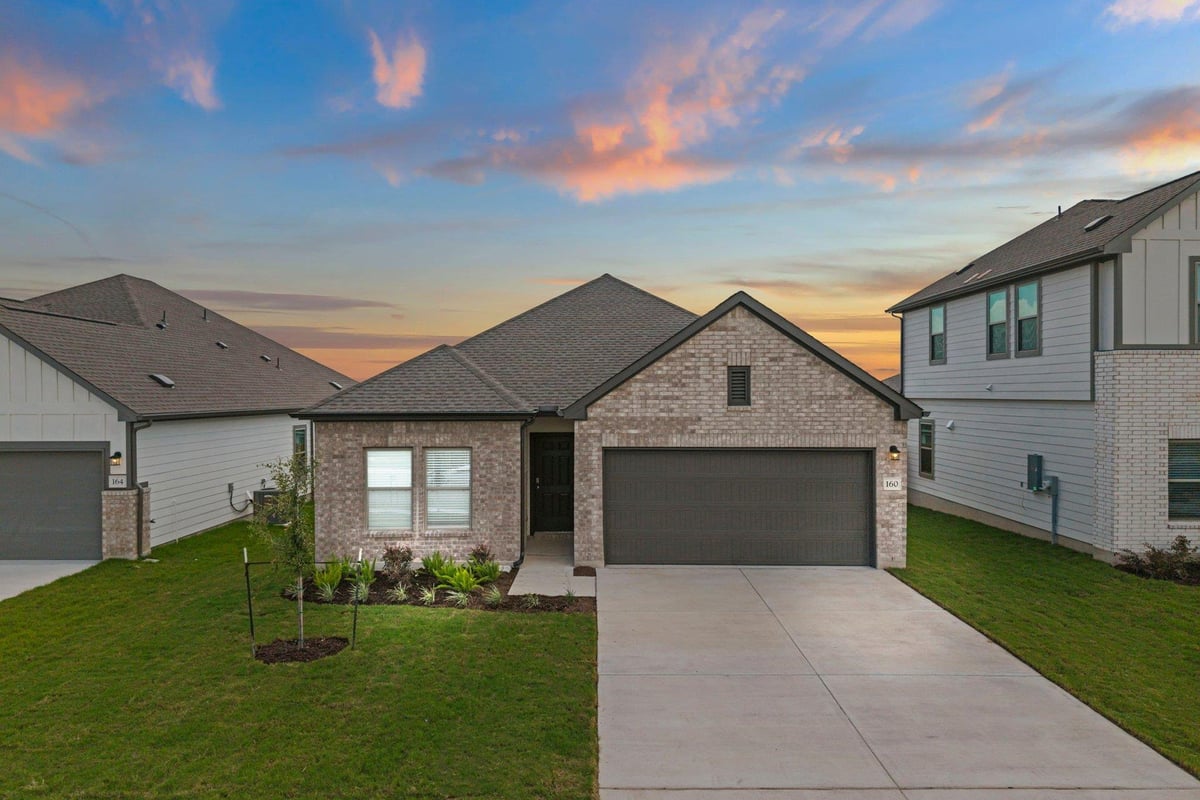 View 160 Wind Hill in Eastern Wells 160 Wind Hill - front exterior - Luxury home in Eastern Wells, Jarrell, TX