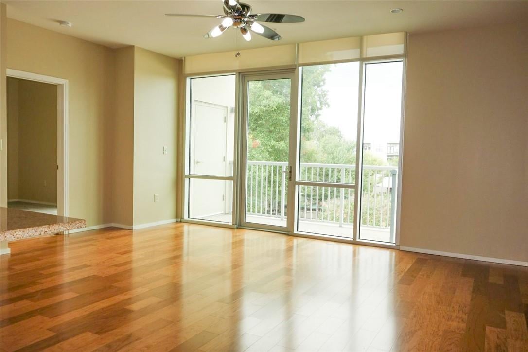 Living area at 1600 Barton Springs Rd Unit #1407 - 2 bed 2 bath home