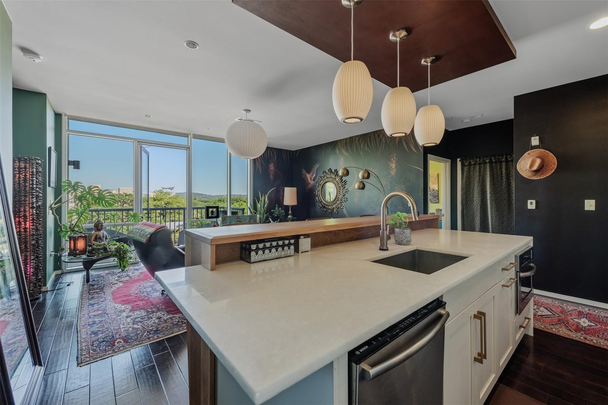 Kitchen at 1600 Barton Springs Rd Unit #1507 - 2 bed 2 bath home